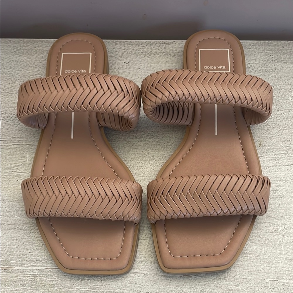 Women's Inya Square Toe Woven Slide Sandals